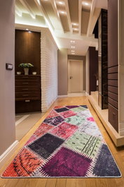Conceptum Alfombra de pasillo Ally Djt Multicolor 80 x 150 cm